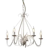 QAZQA Lustre classique crème 5 lumières - Giuseppe