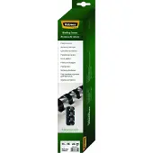 Fellowes dos de reliure 12mm, 21 anneaux, Relieuse : accessoires, Noir