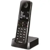 Philips Téléphone DECT D4701B, 1 combiné, noir