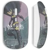 MANIACASE Souris Sans Fil - Batgirl - Stephanie Brown - USB Wifi Inclus - Compatible Mac et PC - Blanc