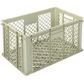 HorecaTraders Bacs empilables en plastique gris | 5 formats