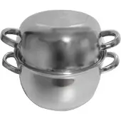 HorecaTraders Poêle à moules | acier inoxydable | Ø18 cm