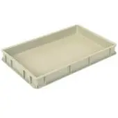 HorecaTraders Caisse en plastique grise | 60x40 | 9 formats
