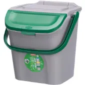 Stefanplast Poubelle pour déchets triés, 28 L, vert
