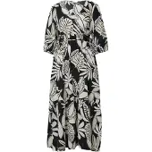 s.Oliver Robe beige / noir / blanc
