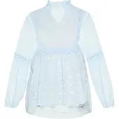 NAEMI Chemisier 'Fashion Look' bleu clair