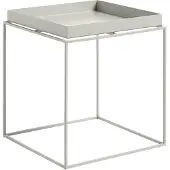 HAY Tray Coffee Table Basse Warm Grey | 40 x 40 cm