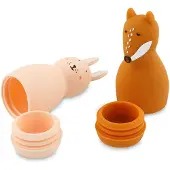 Trixie Jouets de bain animaux à écraser - Mme Lapin & M. Renard