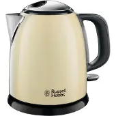 Russell Hobbs Colours Plus+ Bouilloire électrique mini, couleur crème, modèle 24994-70