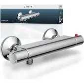 Schutte Robinet de douche SCHÜTTE VICO avec thermostat, thermostat, mitigeur de douche, thermostat de douche en chrome