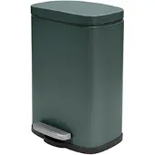 Spirella Akira, 5 litres, rectangulaire, acier, vert, avec pédale, acier