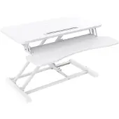 V7 Poste de travail assis/debout DT2SSW - Blanc