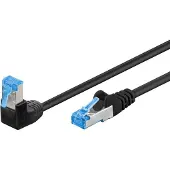 Goobay Câble S/FTP Cat 6a coudé -