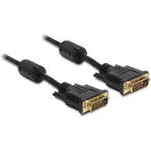 DeLOCK 83189 câble DVI 1 m DVI-D Noir