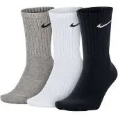 Nike Chaussettes de sport greige / noir / blanc