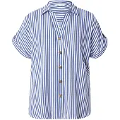 ONLY Chemisier 'ONLYasmin' bleu foncé / blanc