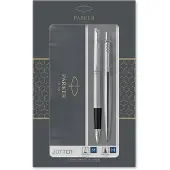 Parker Jotter coffret cadeau Duo : Stylo bille + Stylo plume acier