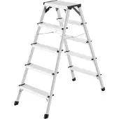 Hailo D60 Standardline Stepladder Argenté