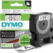 Dymo 45803 (S0720830) - (19 mm) - Noir sur blanc - Ruban