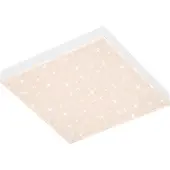 Briloner CCT LED Panel LEUCHTEN FRAMELESS, 15 W, 1600 lm, IP20, blanc, plastique-métal, intensité lumineuse variable, avec télécommande, CCT, 29,5 x 29,5 x 6,1 cm