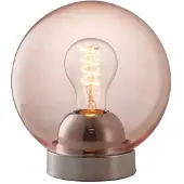 Halo Design Lampe de Table , BUBBLES, Rose / rosé, Salon / séjour, Verre, Design