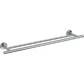 Wenko 19616100 Porte Serviette Duo Bosio Acier Inox