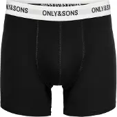 Only & Sons Boxers 'ONSFitz' noir / blanc