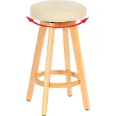 Mendler Tabouret de bar Boras pivotant
