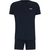 FILA Pyjama court marine / rouge / blanc