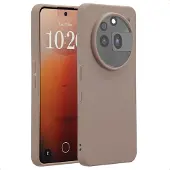 IMoshion Coque Couleur pour Nothing Phone (3a) Pro - Marron