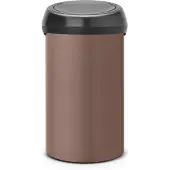 Brabantia Cestino Touch, Poubelle, Argent, Noir