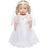 Heless Robe de mariée Sissi taille 35-45 cm
