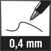 BIC Fineliner intensity 0,4mm bleu (12x)