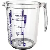 Fackelmann 41355 Verre Doseur Professionnel Plastique San 1 L Import Allemagne