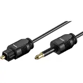 Goobay Câble audio optique - Toslink vers mini Toslink -