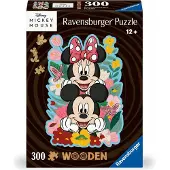 Ravensburger Puzzle Puzzle en Bois - Mickey &amp; Minnie - 200 à 499 pièces