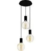 Eglo 98663 POZUETA E27 triple suspension Ø330mm noir