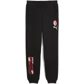 Puma Pantalon de sport rouge / noir / blanc