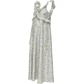 ONLY Maternity Robe 'OLMShyla' beige / bleu clair / vert foncé / lilas