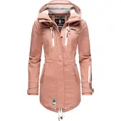 MARIKOO Manteau fonctionnel 'Zimtzicke' rose ancienne / blanc