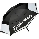 TaylorMade Double Canopy Parapluie Black/White