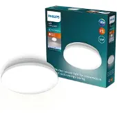 Philips Plafonnier Led Acuna Rond Lumière Du Jour Avec Détection De Mouvement -