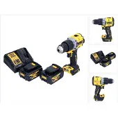 DeWalt DCD 805 M2 Perceuse-visseuse à percussion sans fil 18 V 90 Nm Brushless + 2x batterie 4,0 Ah + chargeur