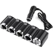 Pni Sbr04 Allume-cigarette pour voiture 12v- 24v noir One Size / EU Plug 220V noir One Size