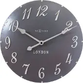 Nextime klok 3084gs London Arabic, Ø34.5cm, Mur, Gris/ Blanc (34.50 cm)