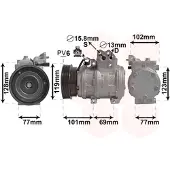 VAN WEZEL 8200K222 Aircopomp
