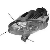 VAN WEZEL 4028997 H1 Phare antibrouillard gauche adapté pour PEUGEOT 206 à hayon (2A/C) Feu antibrouillard