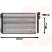 VAN WEZEL 37006116 Kachelradiateur, interieurverwarming