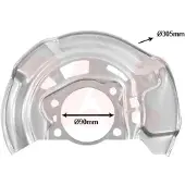 VAN WEZEL 5420371 : Plaque de renfort, plaque de protection, disque de frein pour TOYOTA AVENSIS Break (ZRT27, ADT27), avant, côté gauche