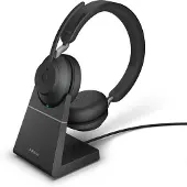 Jabra Evolve2 65 USB-C Black MS Chrg stand Stereo